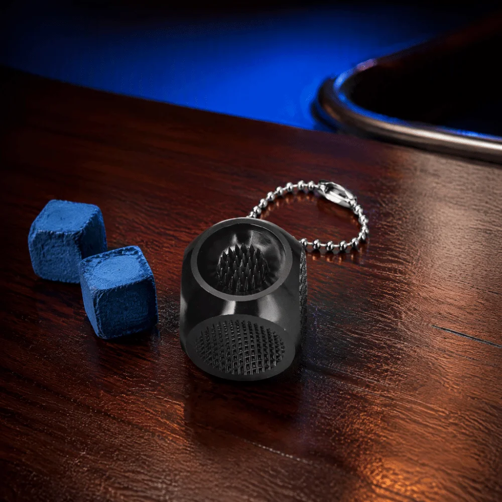 3 in 1 Multifunctional Billiard Pool Cue Tip Tool Aluminum Alloy Lightweight Cue Tip Aerator Portable Dice Shaped