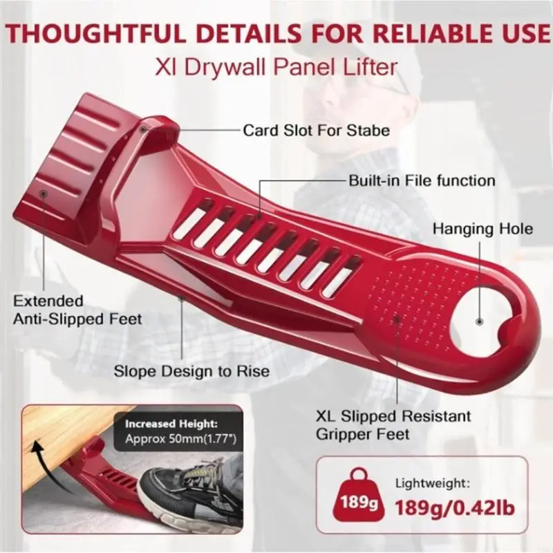 

Pack of 2 Space Saving Dry Wall Panel Tool Produced for DIY Enthusiasts JOMD