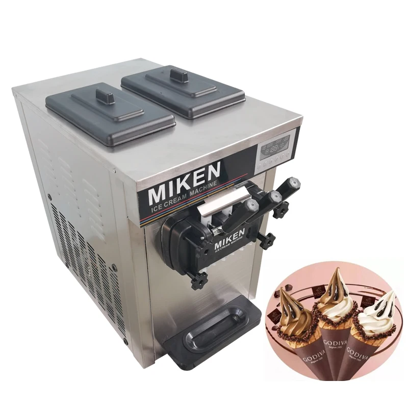 Eismaschine Kommerzielle Softeismaschine Automatische Eismaschine Kleine Kegelmaschine Standausrüstung