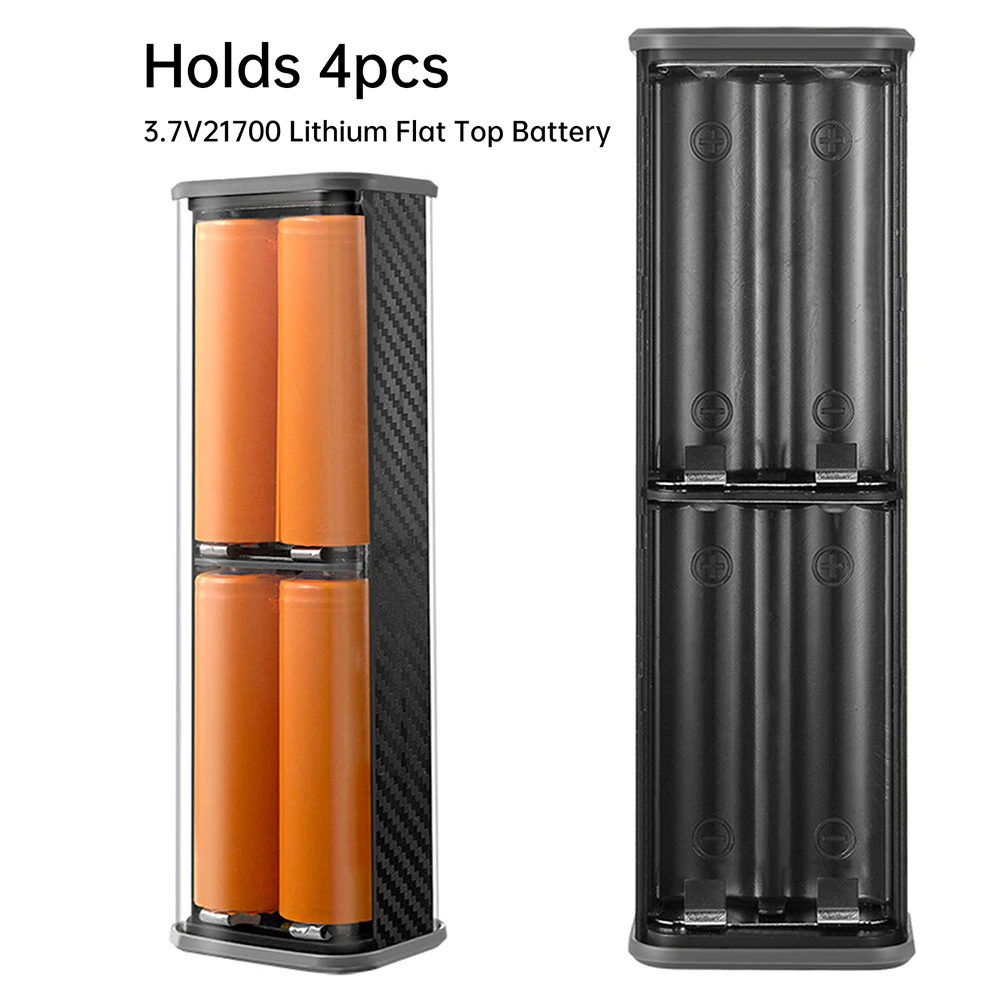 溶接不要 21700 バッテリーボックス ミニ UPS PD急速充電対応 ポータブル電源 DIY メカ 透明バッテリーケース