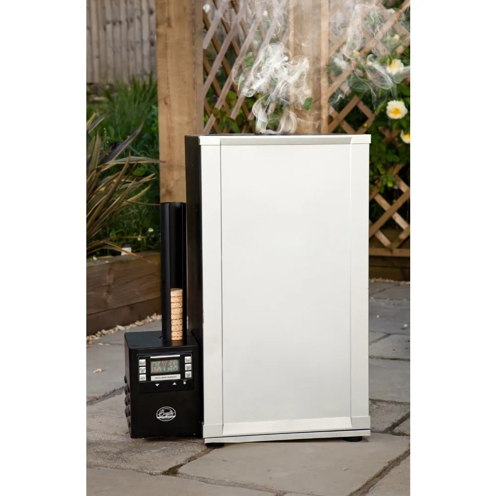 Smoker, BTDS76P 4-Rack Outdoor Natrual Draft Digital Vertical Smoker