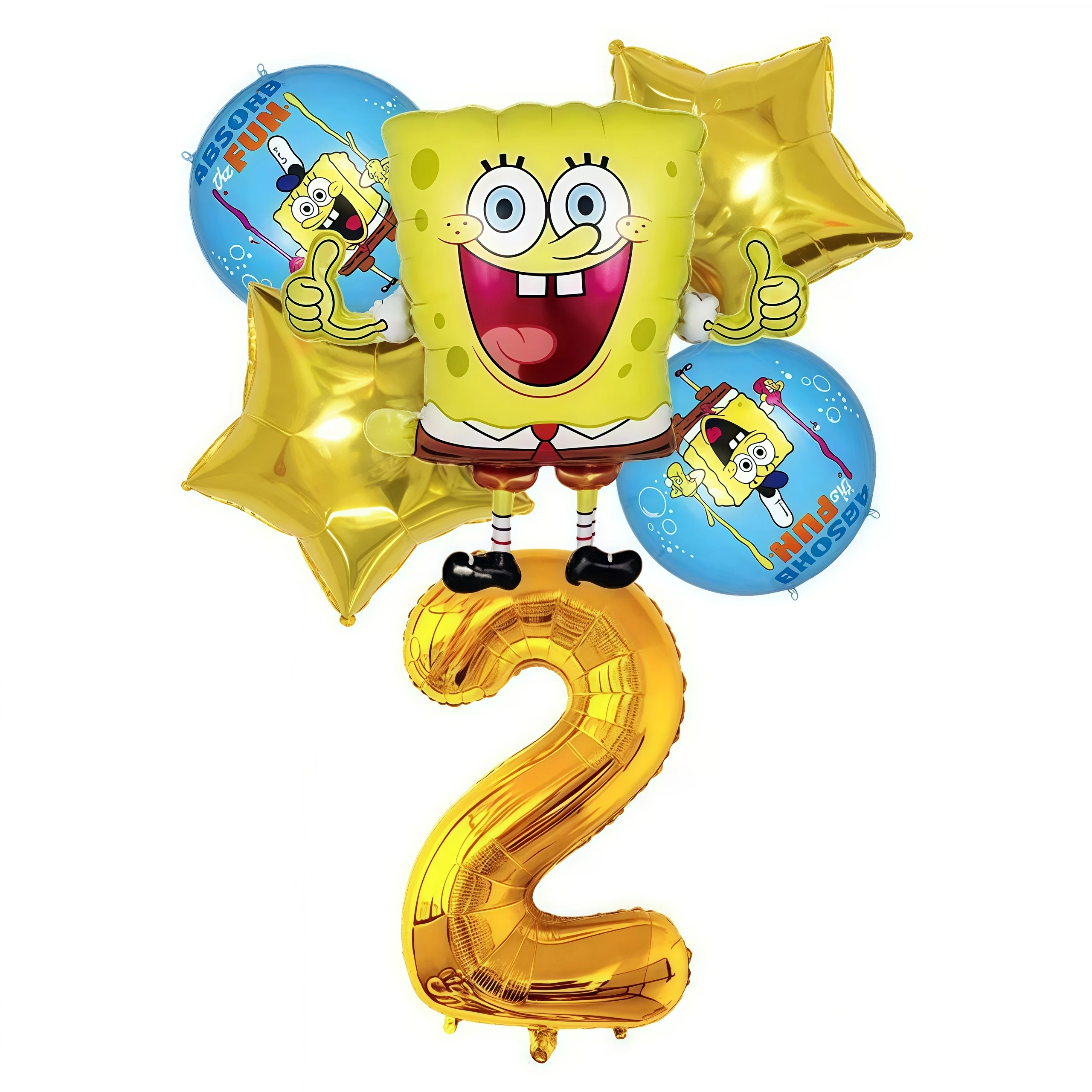 SpongeBob Geburtstagsparty Dekoration Hintergrund Tortendekoration Becher Ballons für Kinderparty Gastgeschenk Babyparty Zubehör – Detail 34