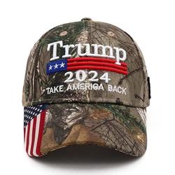 Trump 2024 Kapelusz Donald Trump Kapelusz Take America Back MAGA USA Haftowana regulowana czapka z daszkiem Czapka z daszkiem Snapback President