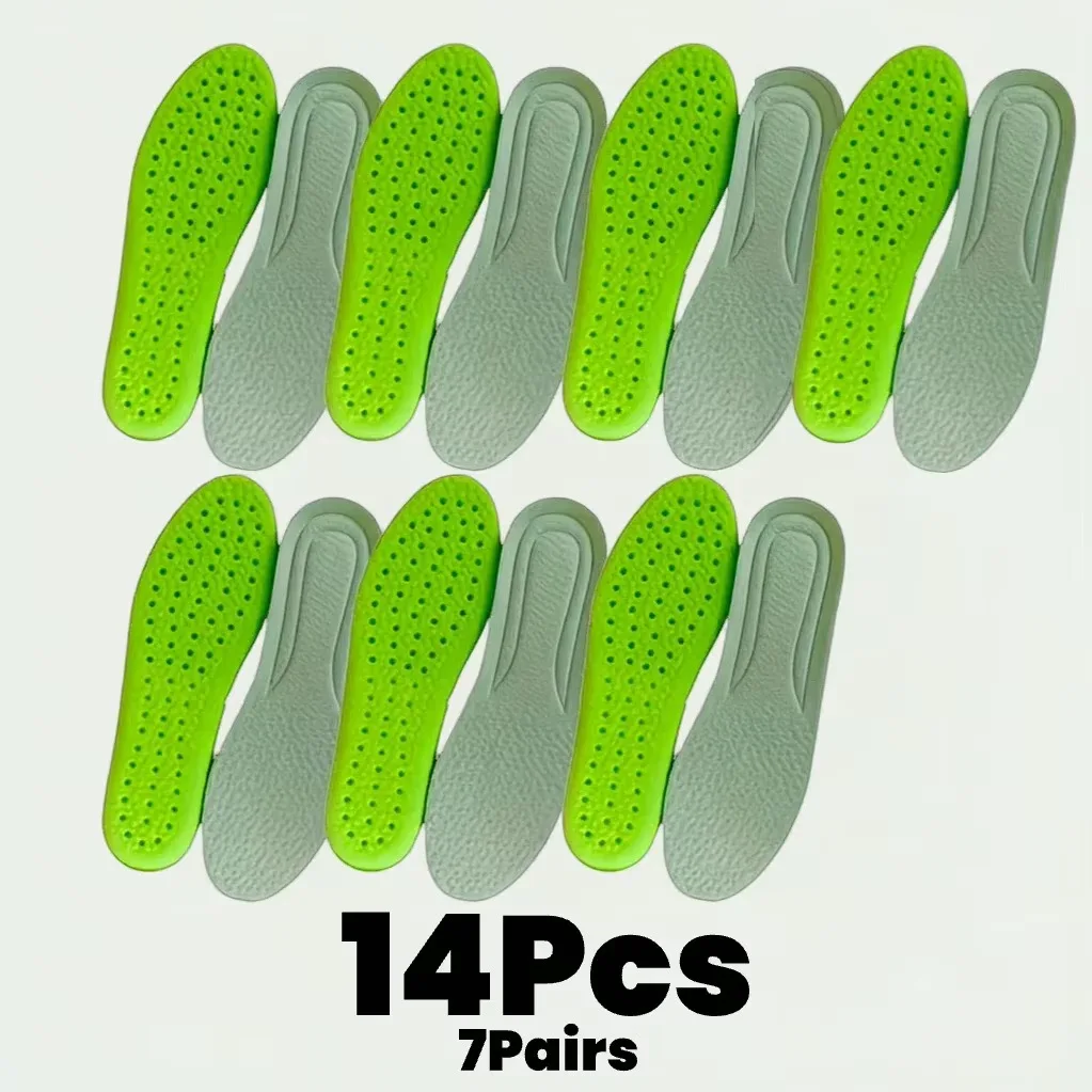 Cushioned Replacement Insoles with Arch Support