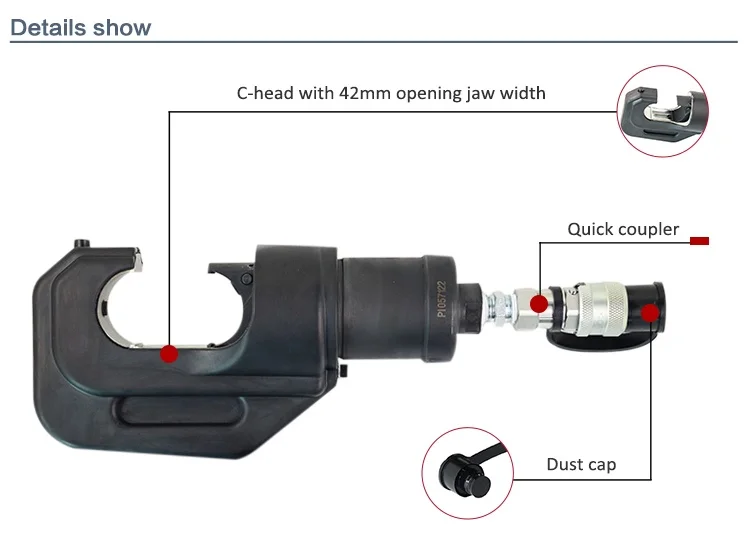 PCS-12042 12T 400 Square Millimeter Split Hydraulic Pump Pressure Joint