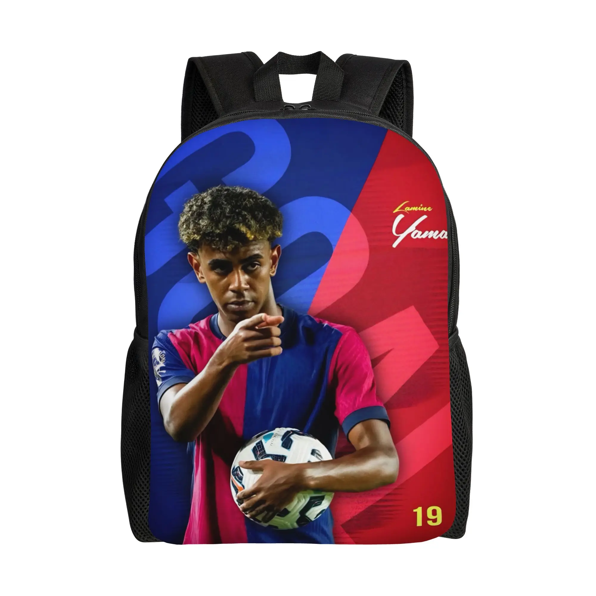 Football L-Lamine Yamal Spain Teenage Backpack Lightweight High School Hiking Travel  Daypack for Men Women College Canvas Bags