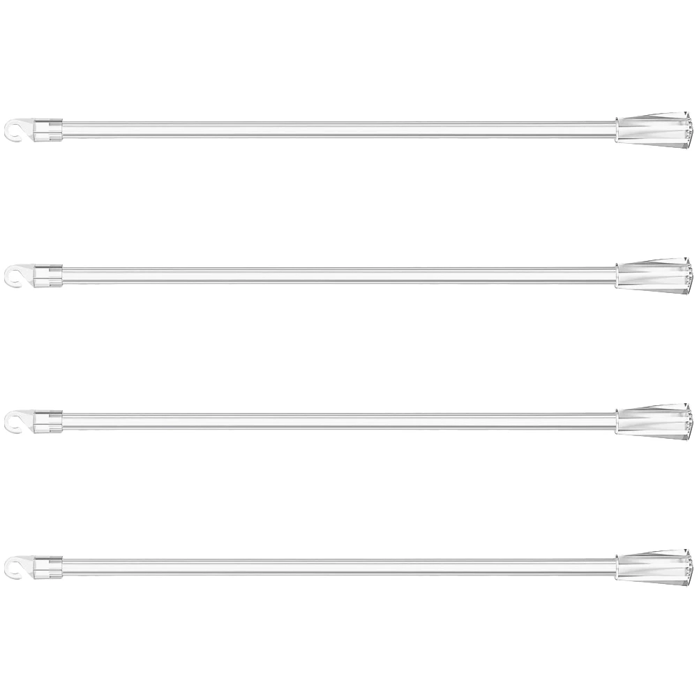 

4pcs Blind Pull Rod Rotatory Hook Opener Sticks Clear Replacement Repair Parts Window Pole Hooks Durable Easy Install