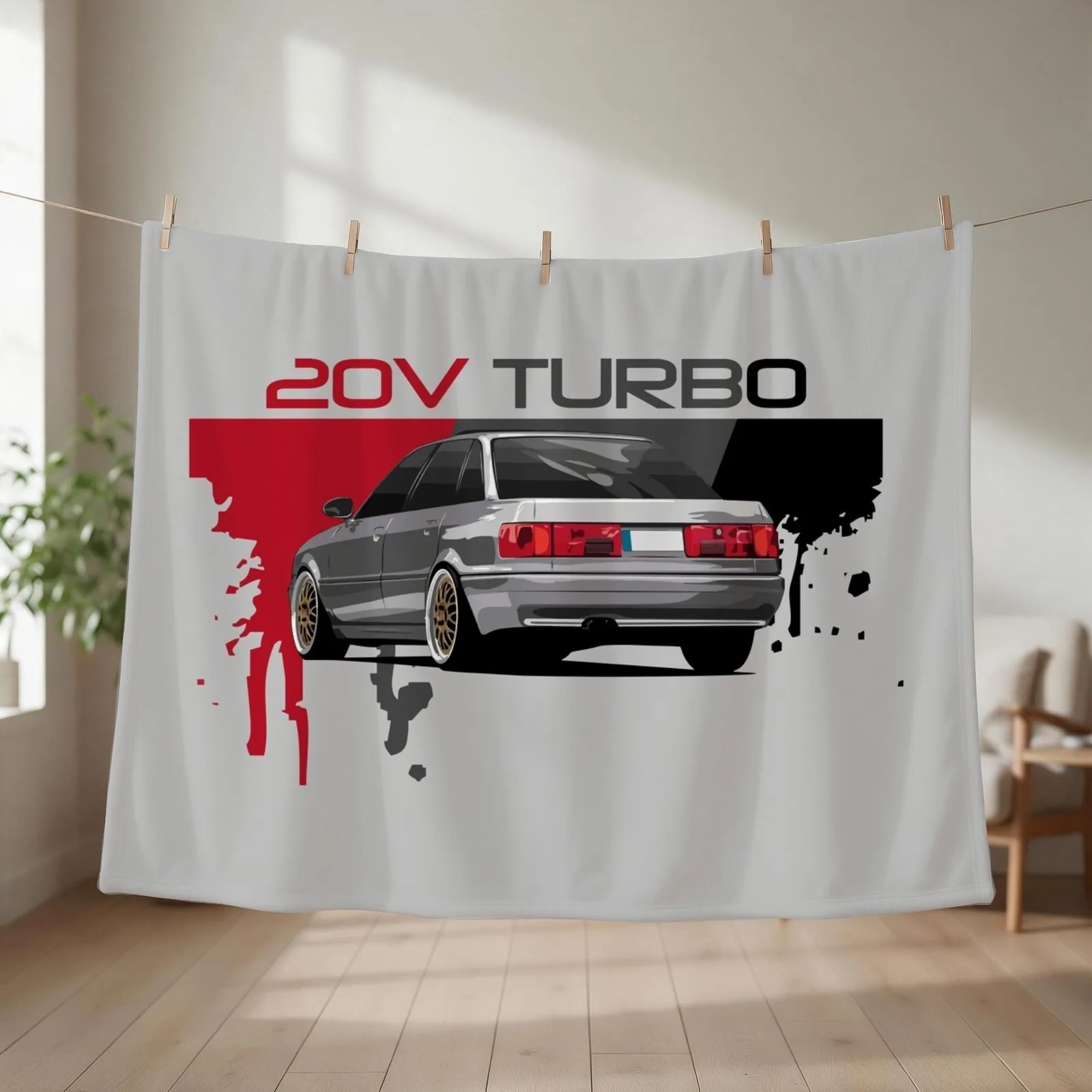 20V Turbo S2 Throw Blanket couch cozy soft plush fuzzy picnic outdoor blanket