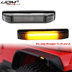 iJDM Car Fender Flare Side Marker Lamps For Jeep Wrangler TJ JK and JL  Bushwacker Flat Style Fender Flares Turn Signal Lights