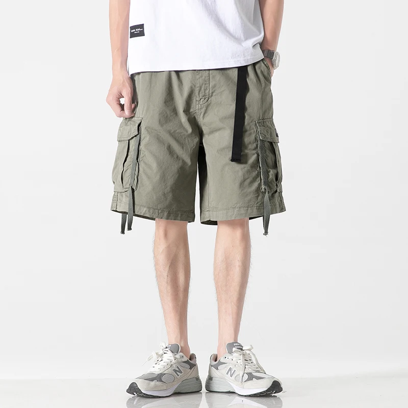 Big Size Cargo Shorts Men 100% cotton Tactical Shorts Patch Pockets Short Pants Outdoor Fishing Military Cargo Shorts Camo 2023