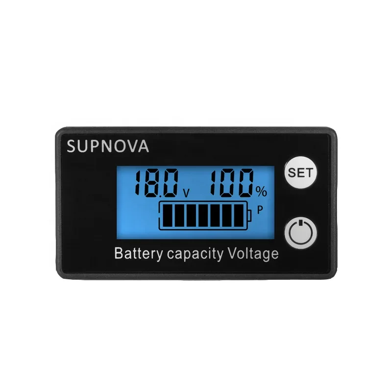 LCDデジタル電気メーター,バッテリー容量インジケーター,LiFePo4リチウム電池,鉛蓄電池,12v,24v,48v,72v,DC8-100V,6133a