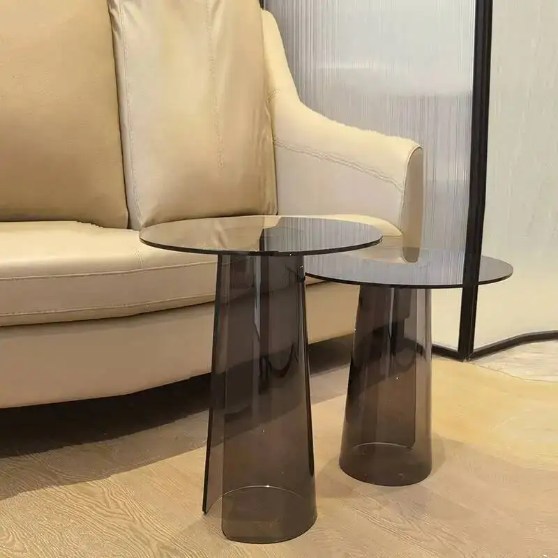 

Luxury Table Small Dressing Console Coffee Bistro Balcon Multifunction Acrylic Side Table Bedroom Mesa Escritorio Furniture