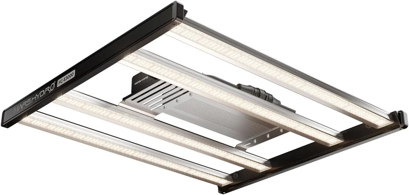 

300W LED Grow Light 3x3ft Full Spectrum, Smart Dimmable, High Efficiency 2.8 umol/J for Veg Bloom