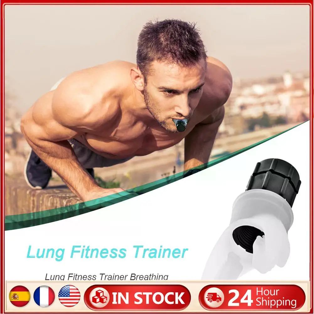 Fitness-Trainer, Lungen-Trainingsgerät, Silikon-Atemmundstück, Atemschutzmaske für die Dekoration im Gesundheitswesen im Haushalt