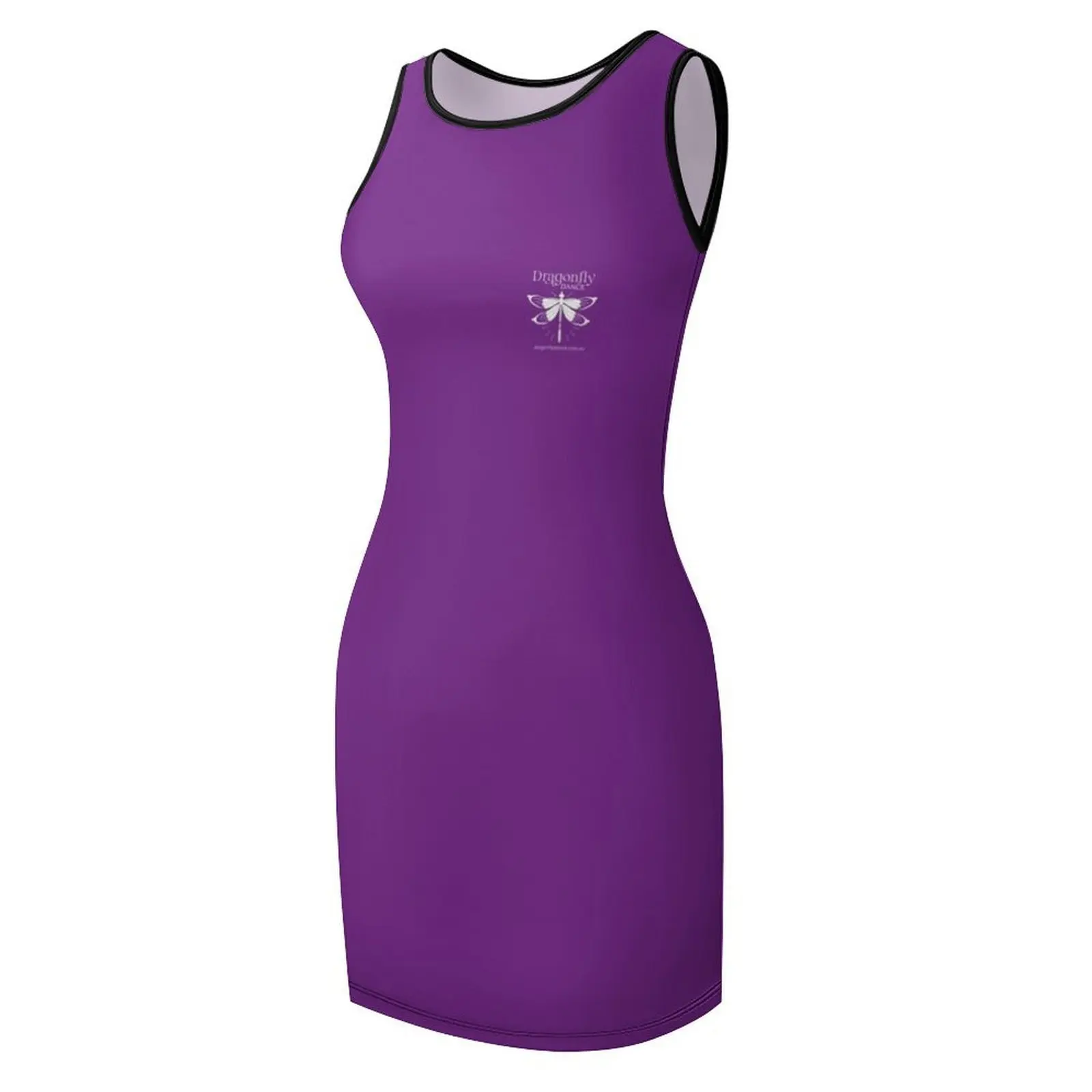 T-shirt de danse libellule, petit logo et site blanc, robe d'été sans manches sur le devant, robes de soirée pour femmes enceintes
