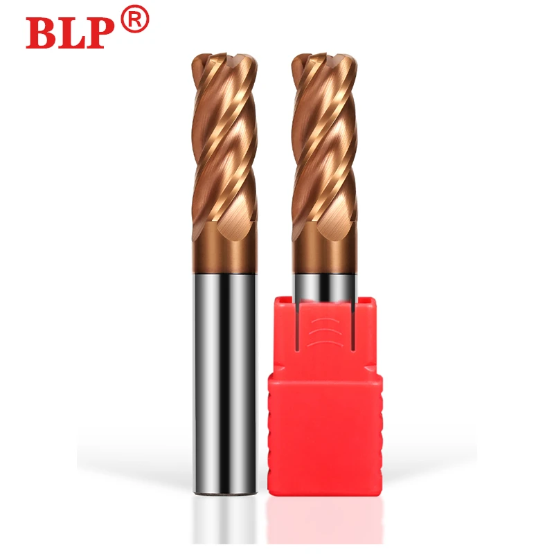 Milling Cutter Alloy Coating Tungsten Steel Tool CNC Maching Hrc55 Corner Roughing Top Milling Cutter Kit Milling Machine Endmil