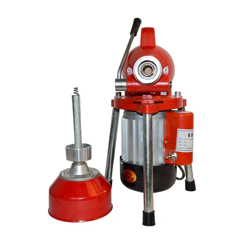 220V Electric Pipe Dredging Sewer Tools for Unclogging Pipes Professional Clear Toilet Blockage Drain Cleaning Machine