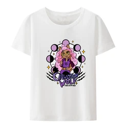 Kids Monster High Clawdeen Wolf T-Shirt Short-sleev Breathable Leisure Pattern Graphic Tshirts Summer Clothes for Men Clothing