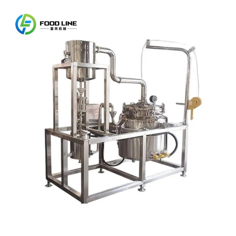 Essential Oil Extraction Equipment Customized Herb Leaves Flower Oil Extractor Aroma Herbal Distillation Machinery