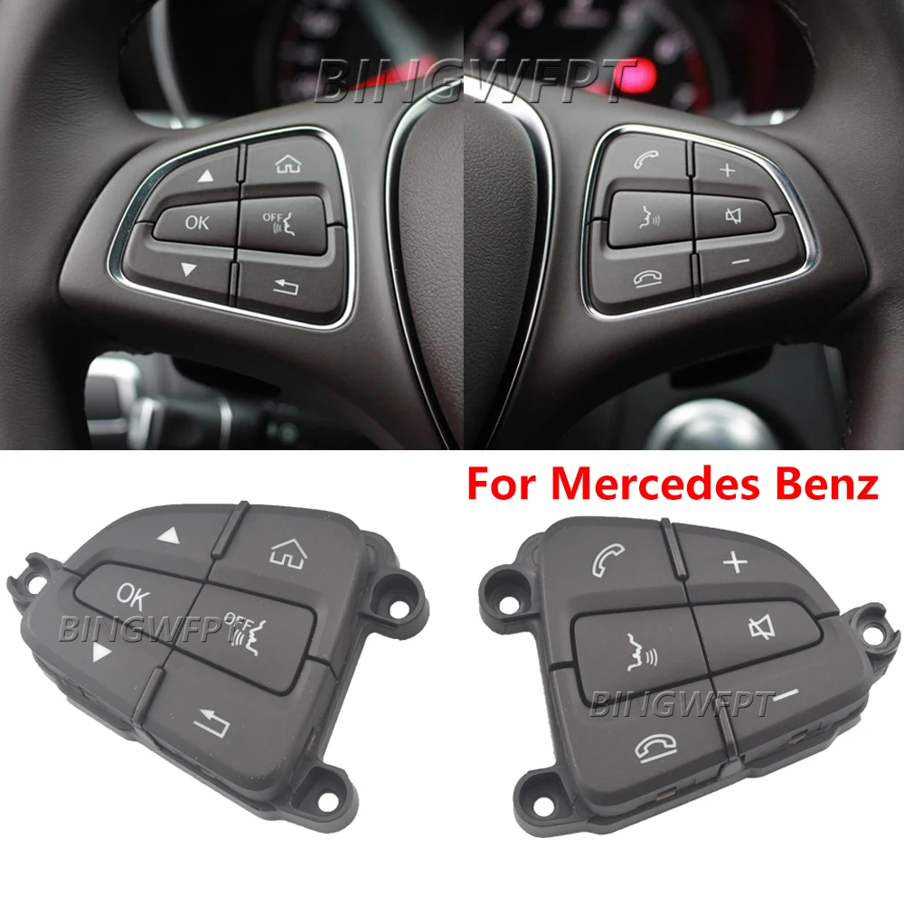 

NEW Steering Wheel Switch Button Car Multi-function Switch Buttons For Mercedes W205 W253 C180 C200 GLC300 For Benz GLC C Class