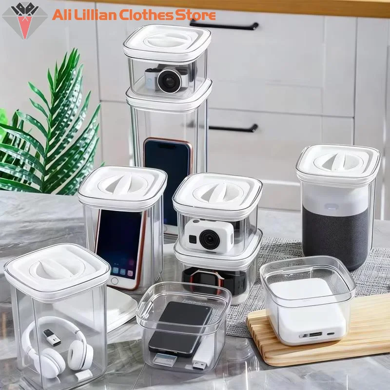 Keyboard Switch Storage Box 460ml Polycarbonate Case Organizer For Mechanical Keycaps Components DIY Desk Use