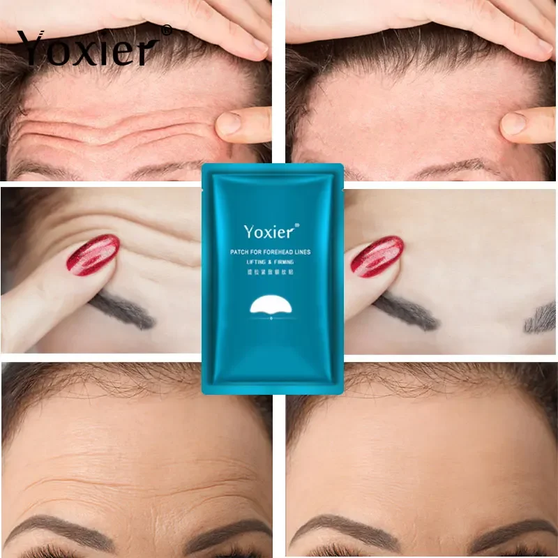 Yoxier Forehead Wrinkle Removal Patch Fade Forehead Lines Forehead Firming Mask Frown Lines Treatment Stickers Lifting Skin Care