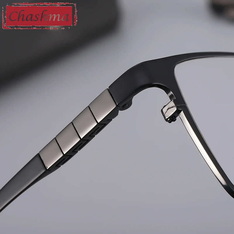 60 mm Big Frame Men Pure Titanium Large Size Spectacle Prescription Eyeglasses Flexible Temple Light Optical Frame for Wide Face