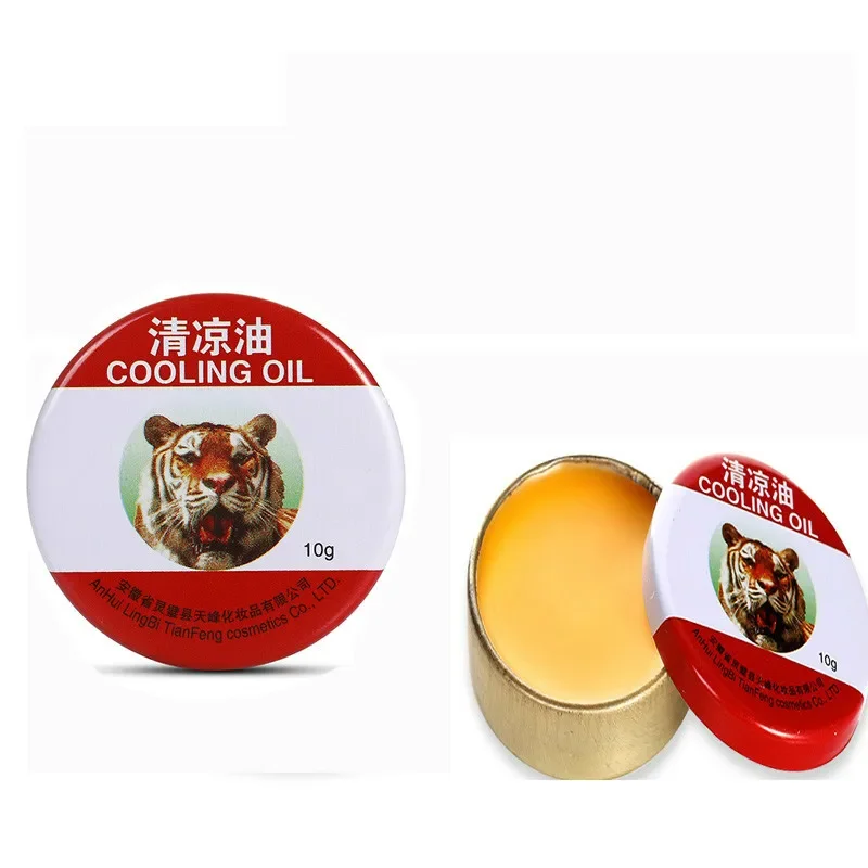 מקורי אדום טייגר באלם 10G קירור מנטה שמן שרירים כאב הקלה קרם כאב ראש משחה