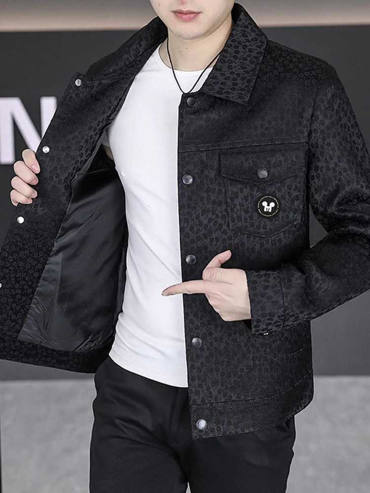 

Новая весенняя мужская облегающая куртка Jaet k с воротником-стойкой и воротником-стойкой Faionable Haome, корейская версия, современная ветровая верхняя одежда