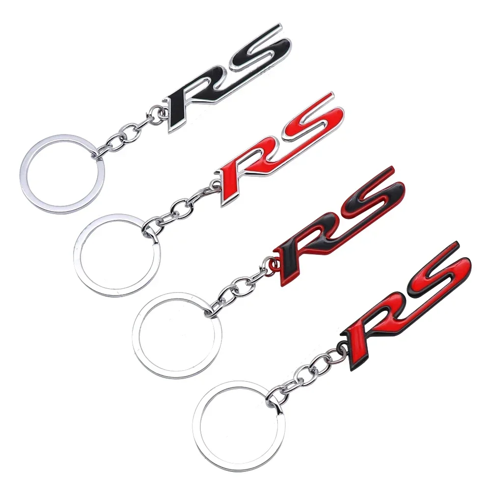 Metal Car Keychain Holder Auto Key Rings Pendant for Honda RS Elysion Jazz CRV Civic City Odyssey HRV Crosstour Spirior Pilot