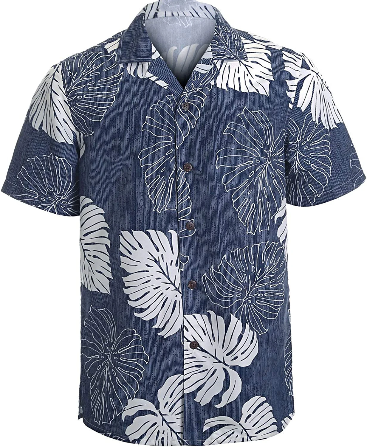 Hawaiian Shirts for Men Short Sleeve Regular Fit Mens Floral Shirts