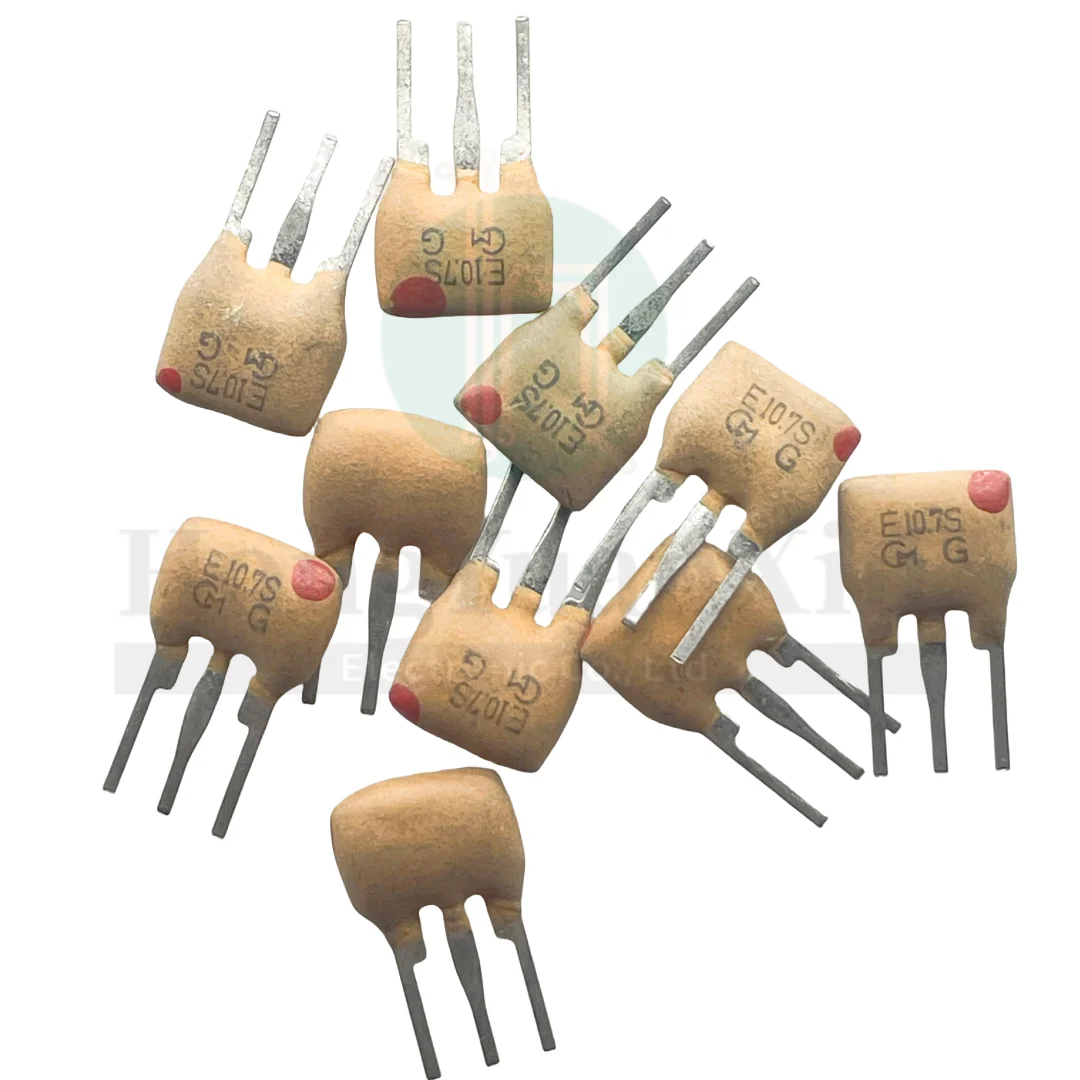 50PCS/ Murata ceramic filter SFE10.7MS3GH SFE10.7MS3 10.7MHZ in-line 3 feet 180K bandwidth