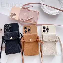 Luxury Classic Wallet Crossbody Lanyard Case for Google Pixel 11 10 9 8 Pro 8A 10A Pixel10 PU Leather Card Strap Silicone Cover