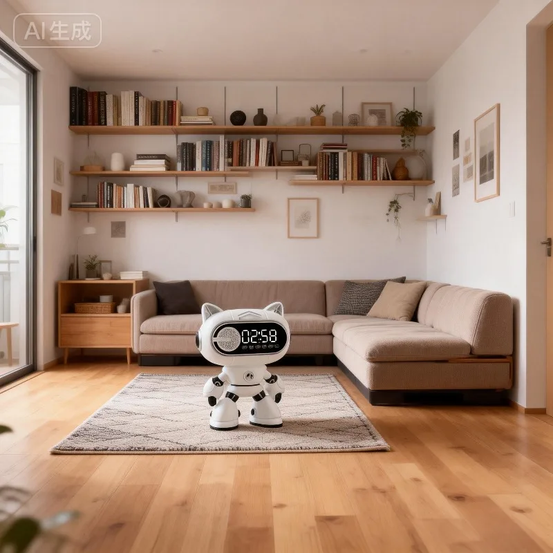 

Led Nixie Table Clocks Charging Model Bluetooth Night Radio Art Alarm Clocks Cat Luxury Digital Clock Desktop Clock Decoration