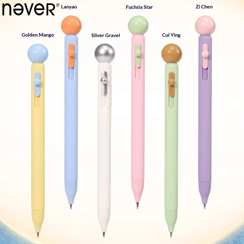 Never Planet Candy Color Gel Pen,Smooth Writing&Fast Drying,Stress Relief Design,For Long Study Sessions Stationery Lovers Gifts