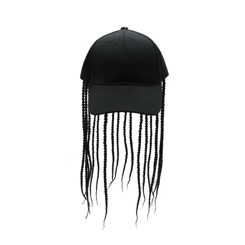 Wig Hair Dreadlocks Baseball Cap Braid Sun Visor Hats Novelty Party Birthday Hippie Hat Funny Costume Halloween Hip Hop Gorro