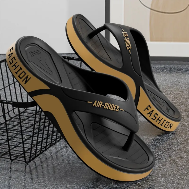 Asgard منصة النعال للرجال الصيف دافئ لينة عدم الانزلاق الحمام الوجه يتخبط المنزل النعال في الهواء الطلق صنادل شاطئ مسطحة عادية