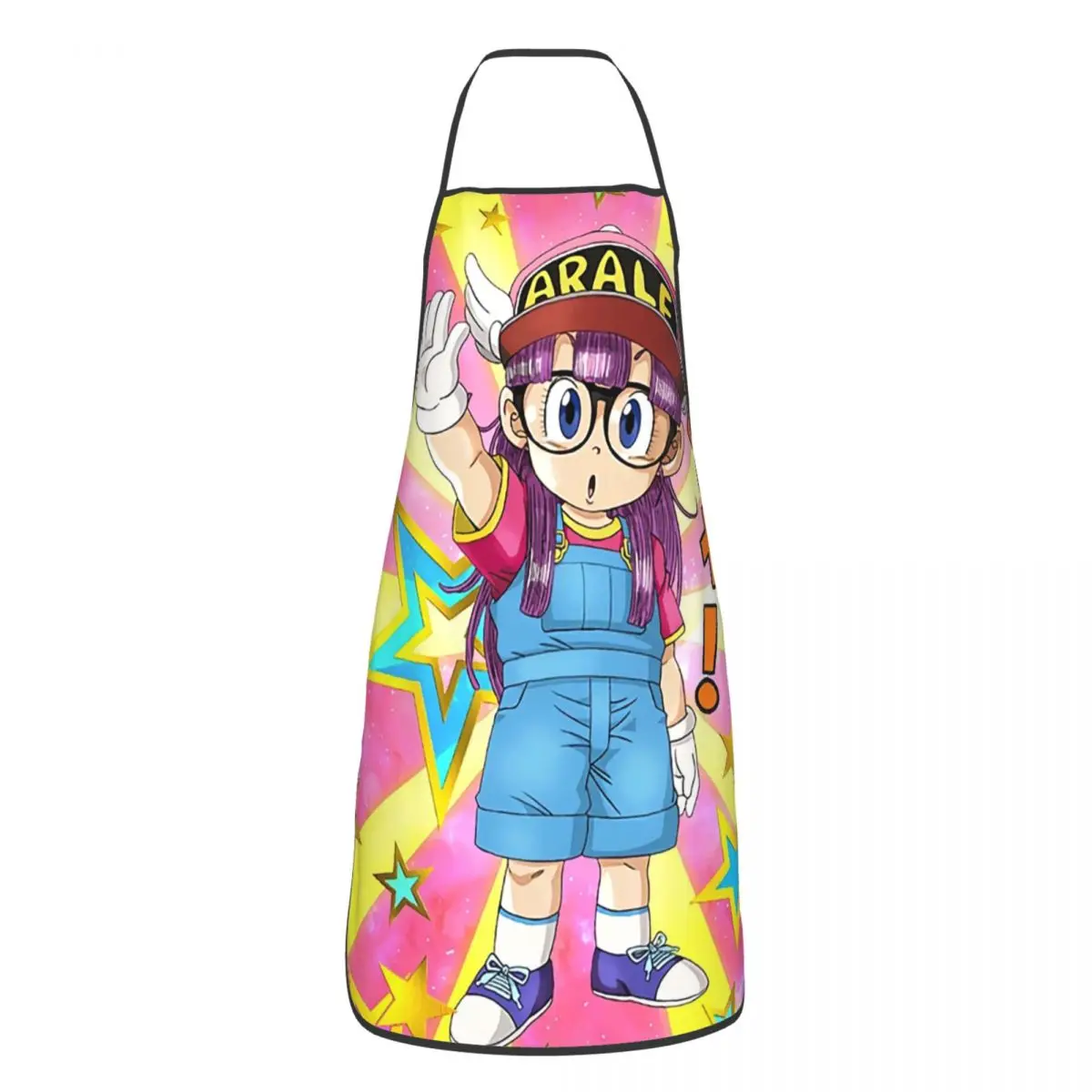 Cute Dr Slump Robot Girl Arale Hoyoyo Aprons Chef Cooking Cuisine Tablier Sleeveless Bib Kitchen Cleaning Pinafore for Women Men