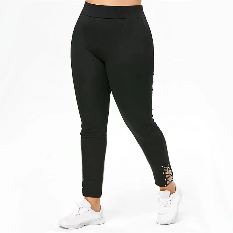 Seamless Fitness Leggings for Women, Push Up Pants for Lady, Yoga, Workout, Gym Sports Pants, Hollow Out Female Casual Trousers