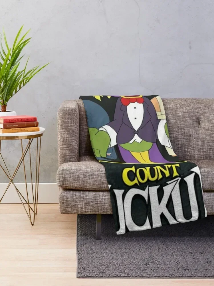 Count Duckula Throw Blanket heavy to sleep Blankets For Sofas Polar Thin Blankets