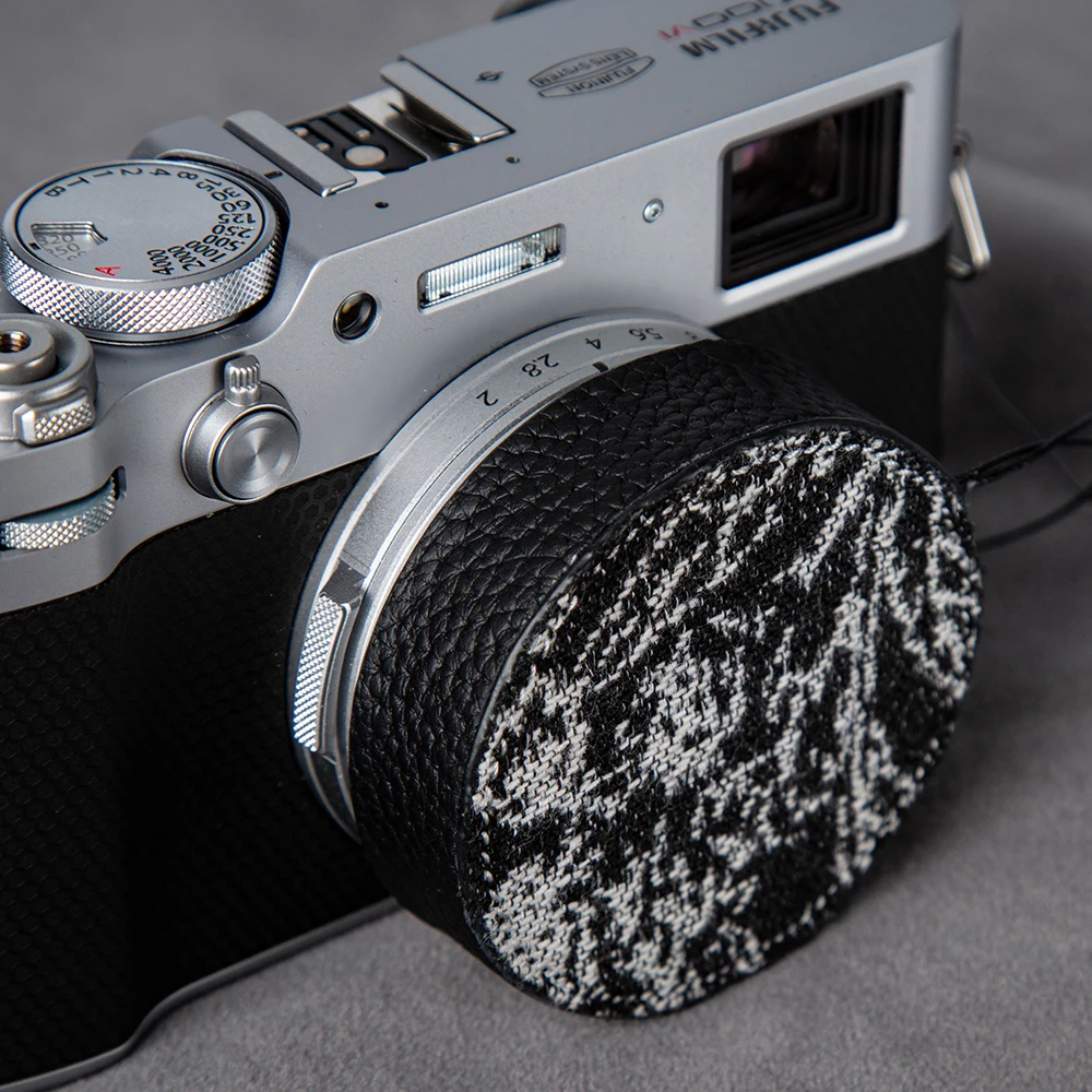 

Creative Printing Protect Front Lens Cover Protection Cover for Fujifilm Fuji X100 X100VI Camera Lens Cap with Anti-lost Rope