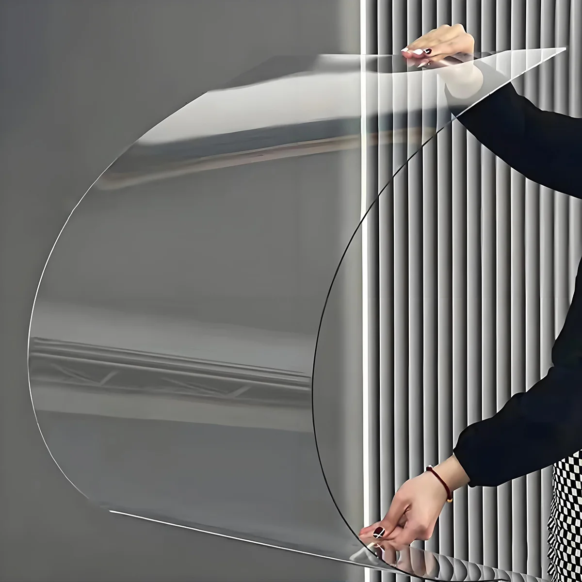 High Transparency Clear Plastic Board 1x1M 1mm Thickness