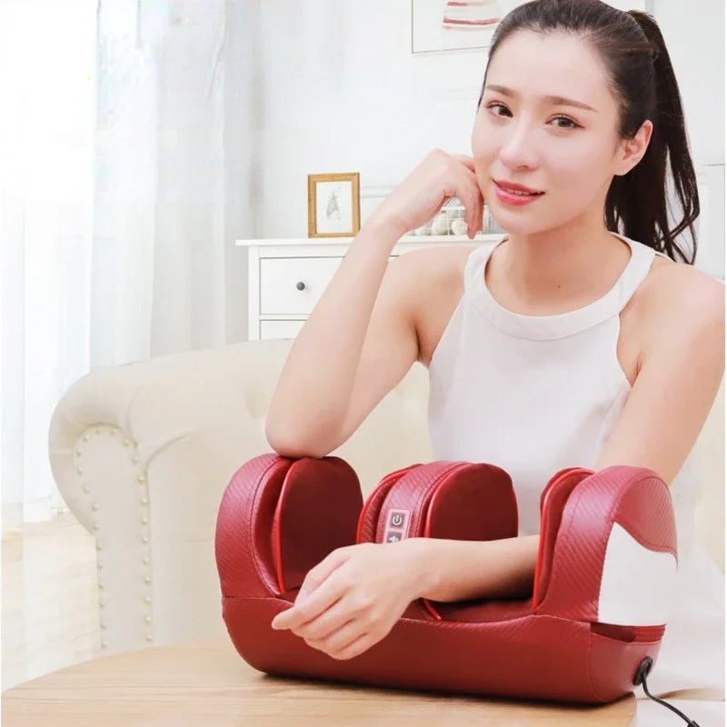 

Calf Kneading and Hot Compress Footbath Machine, Electric Airbag Press, Home Leg and Foot Massager, Spa Therapy Device.