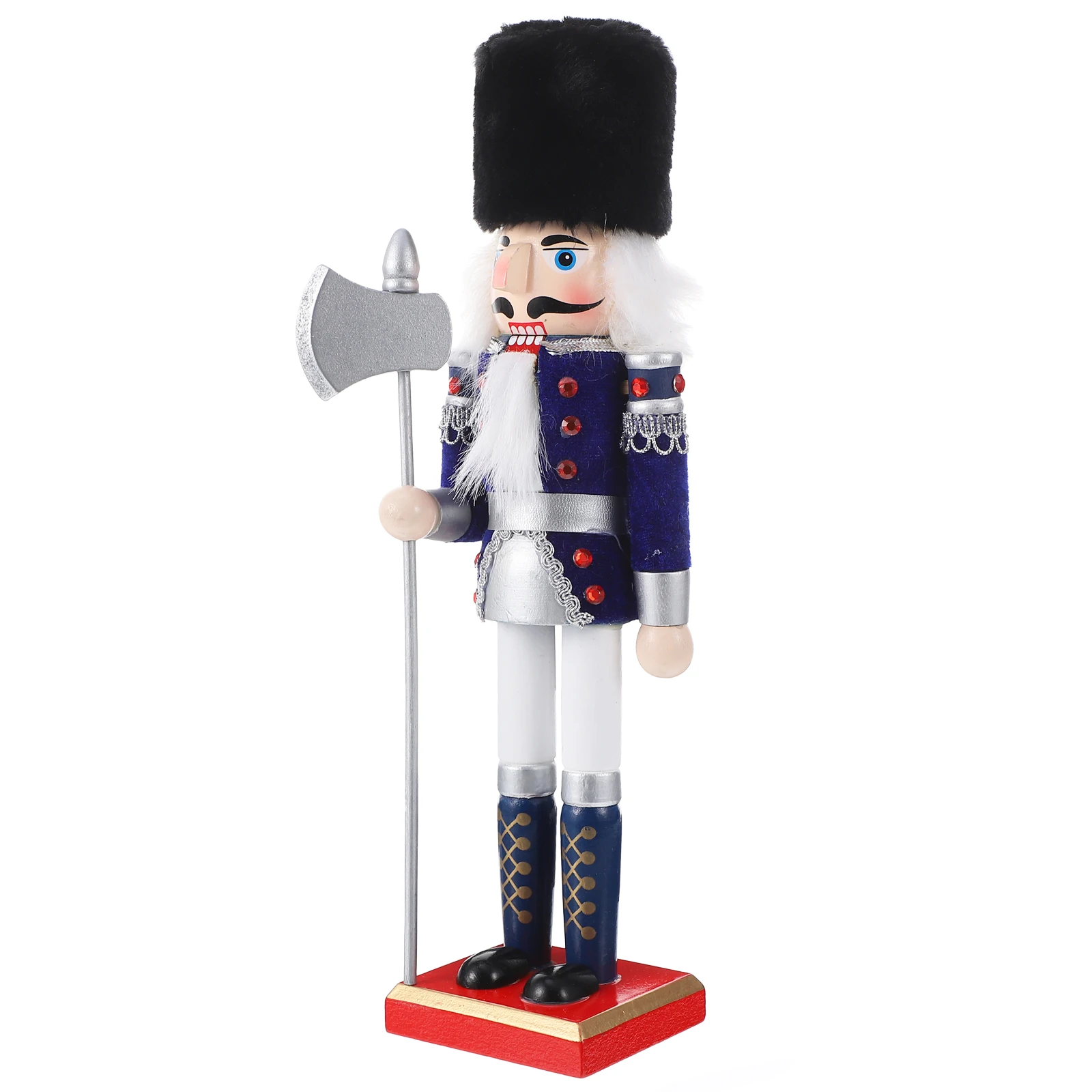 

Christmas Decorations Nutcracker Ornament Soldier Accessories Collection Xmas Traditional Crafts Wood Toys Child