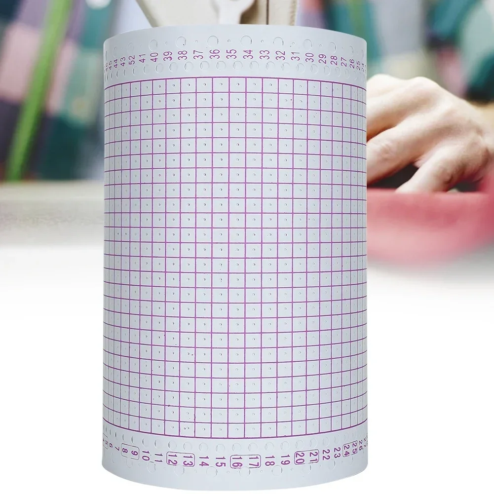 

100 шт./рулон, красная перфораторная карта, 24 стежка, детали для вязальной машины, аксессуары