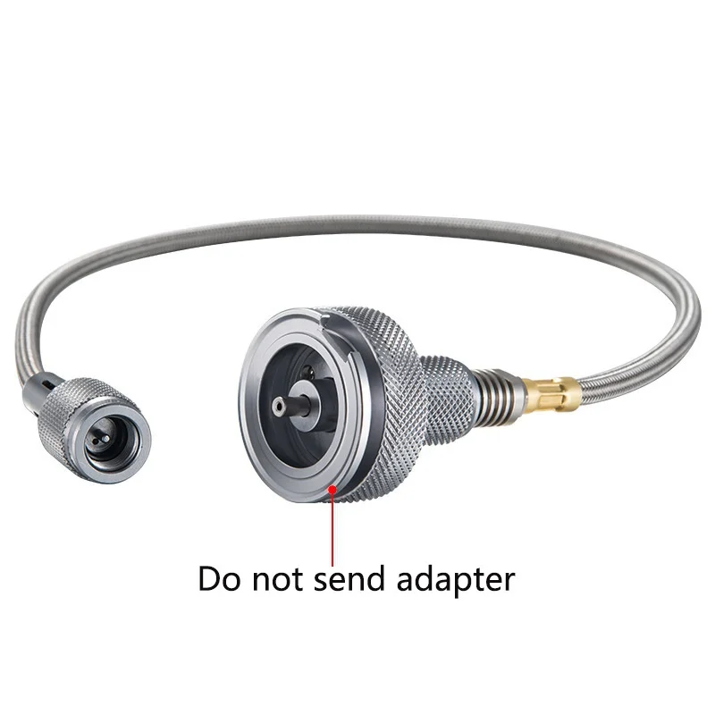 

50cm/100cm Outdoor Camping Cooking Stove Extension Tube Split Burner Universal Extension Adapter Gas Furnace Tank Accessories