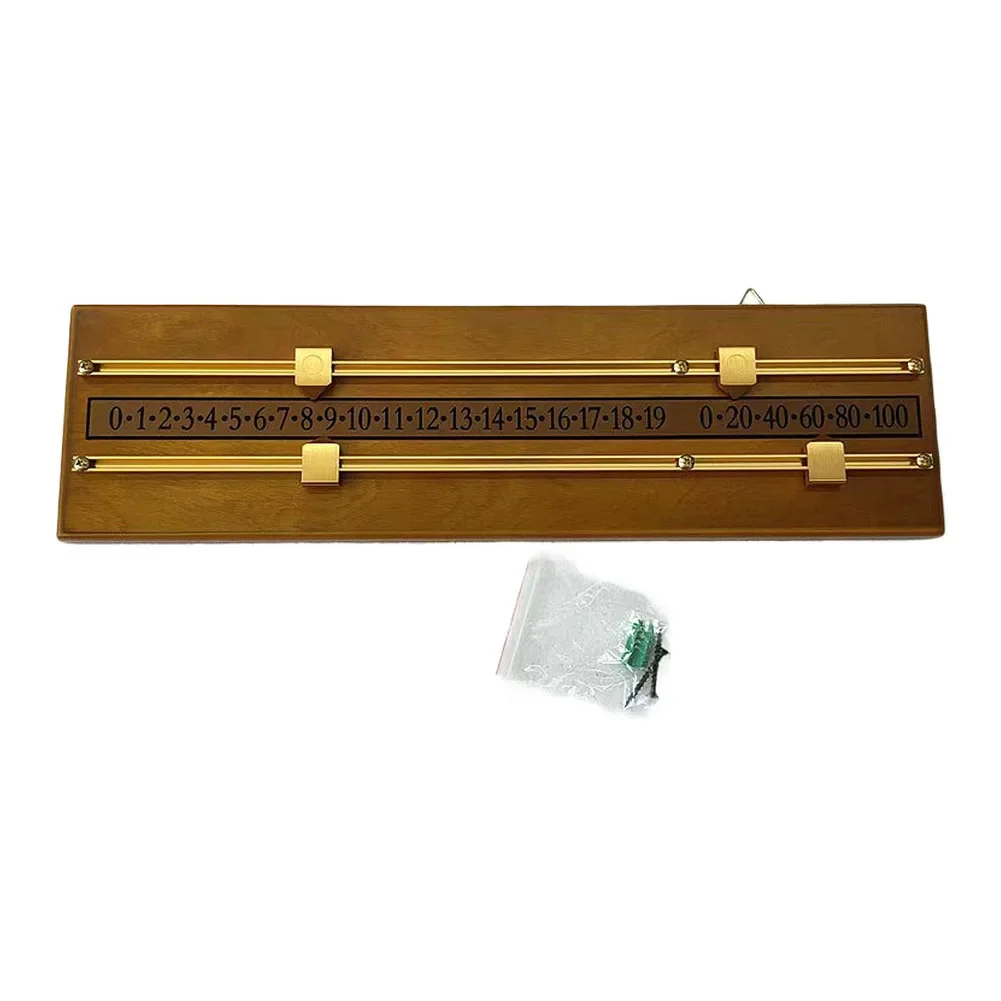 Para juegos de billar, puntuación de doble pista, puntuación de juegos de billar, sala de juegos, salón de billar, 50*14*1 Cm, marcador de doble pista