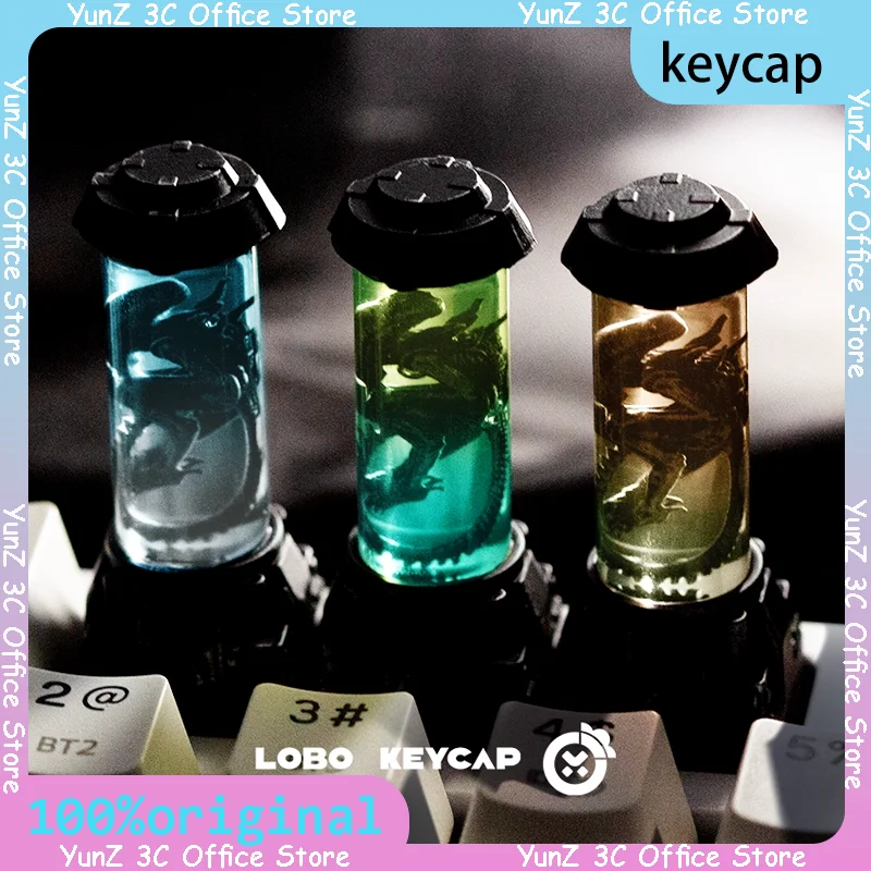 

Shaped series transparent mechanical keyboard cap Single character keyboard cap Replacement of anime keyboard cap Customized ESC