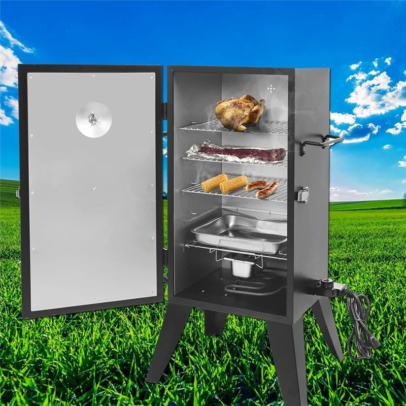 AAAN-1500 Watt Heating  Kit With Adjustable Thermostat Cord Controller For Master Built Smokers US Plug