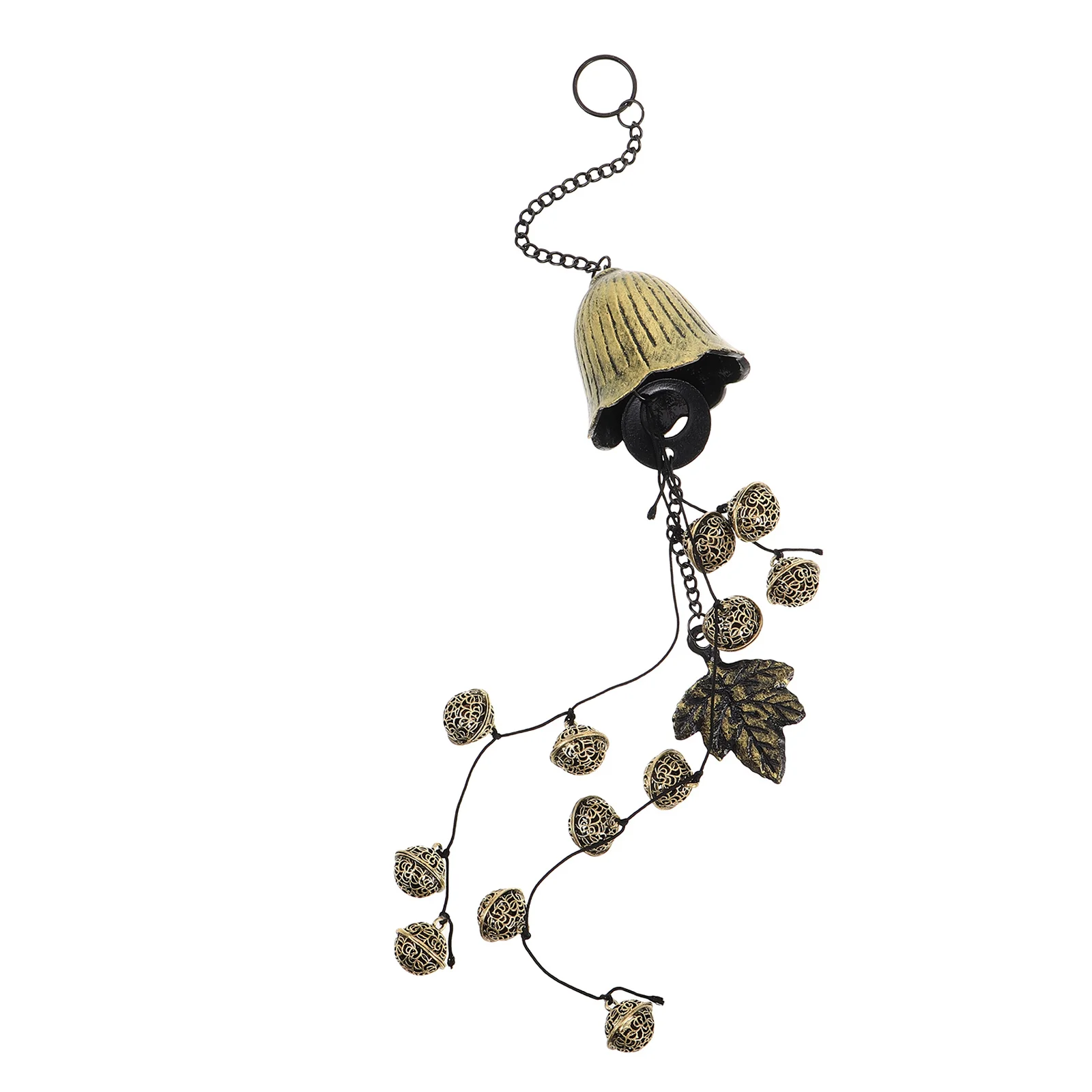 

Witch Bell Wind Chime Metal Door Knob Pendant Retro Hanging Outdoor Garden Halloween Festival Decoration Witch Bells